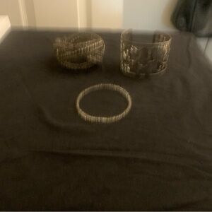 Brown Beaded Bracelet Set